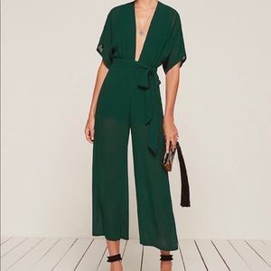 Reformation - Swiss Jumpsuit - Emerald - 4P